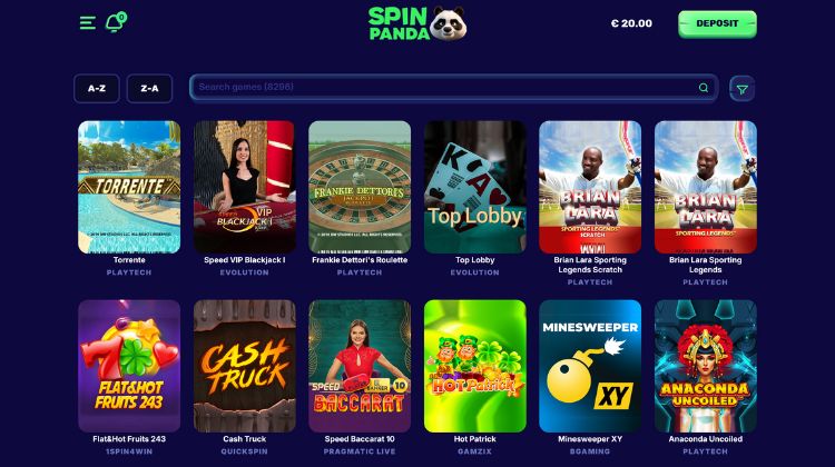 Spinanga Casino-Rezension